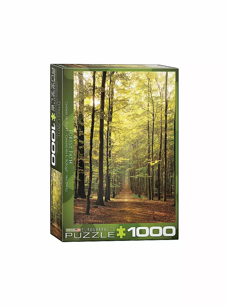 EUROGRAPHICS | Puzzle - Forest Path (1000 Teile) | bunt