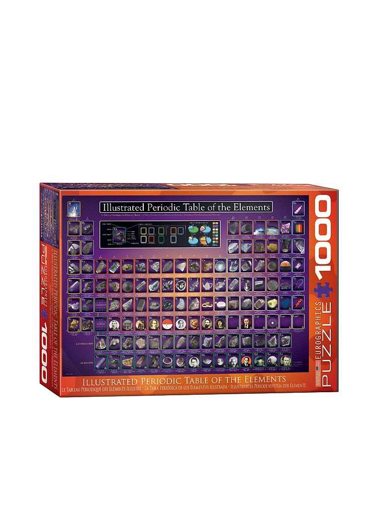 EUROGRAPHICS | Puzzle - Illustratrated Periodic Table (1000 Teile) | bunt