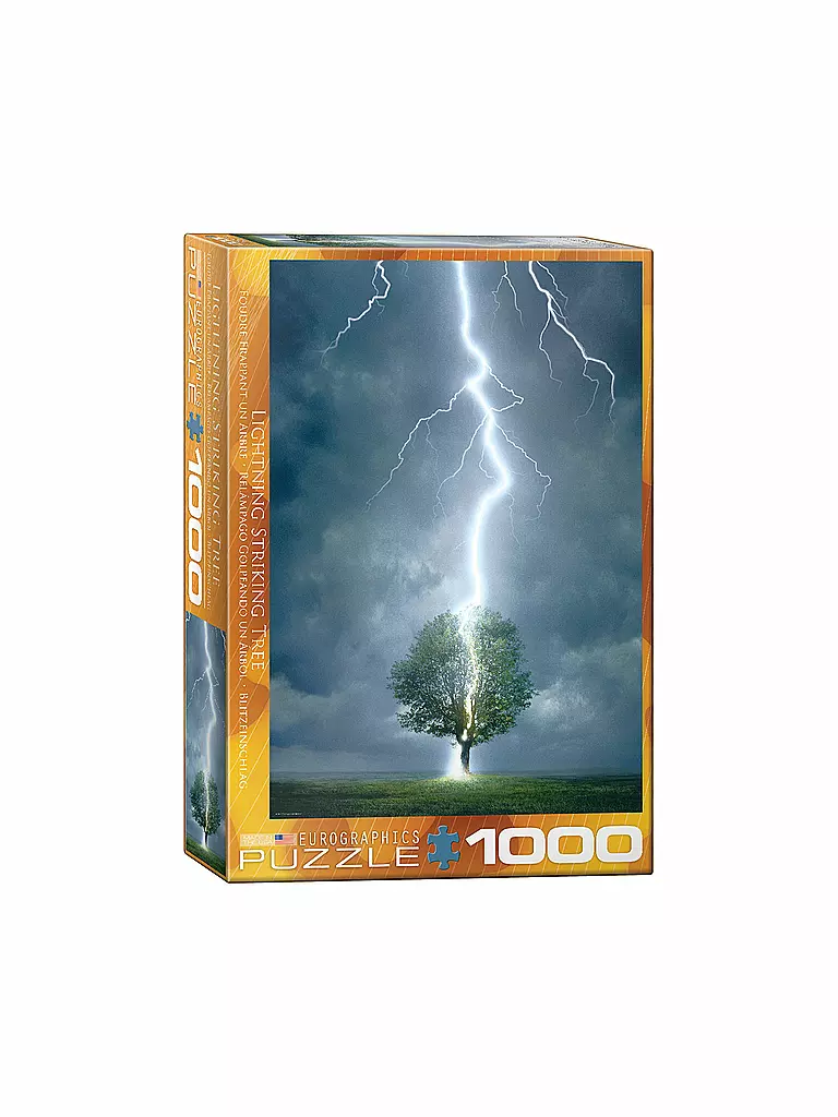 EUROGRAPHICS | Puzzle - Lighting Striking Tree (1000 Teile) | bunt