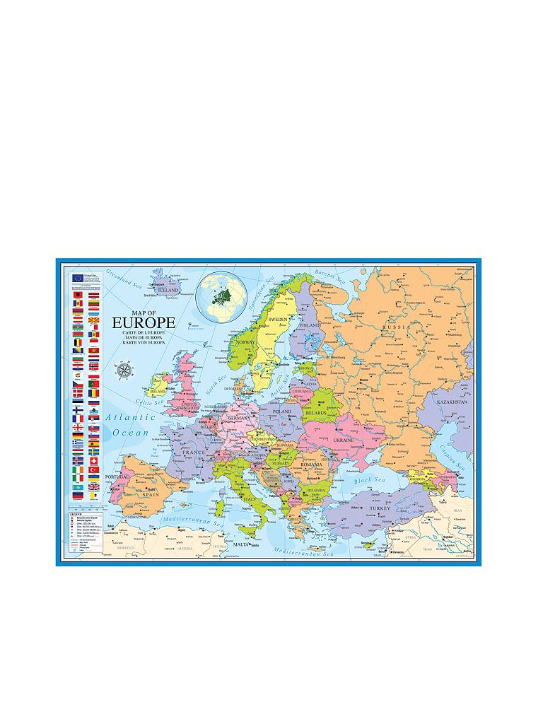 EUROGRAPHICS | Puzzle - Map of Europe (1000 Teile) | bunt