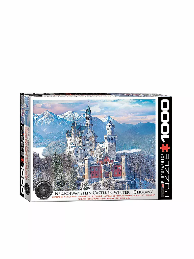 EUROGRAPHICS | Puzzle - Neuschwanstein im Winter (1000 Teile) | bunt