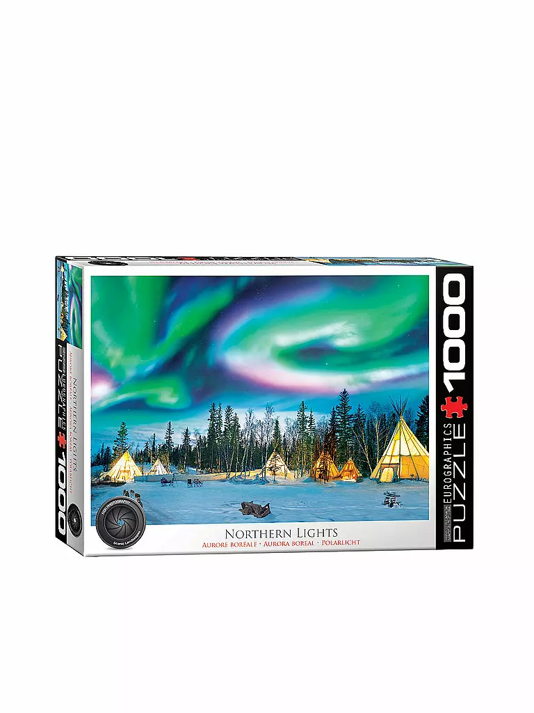 EUROGRAPHICS | Puzzle - Northern Lights - Yellowknife (1000 Teile) | bunt