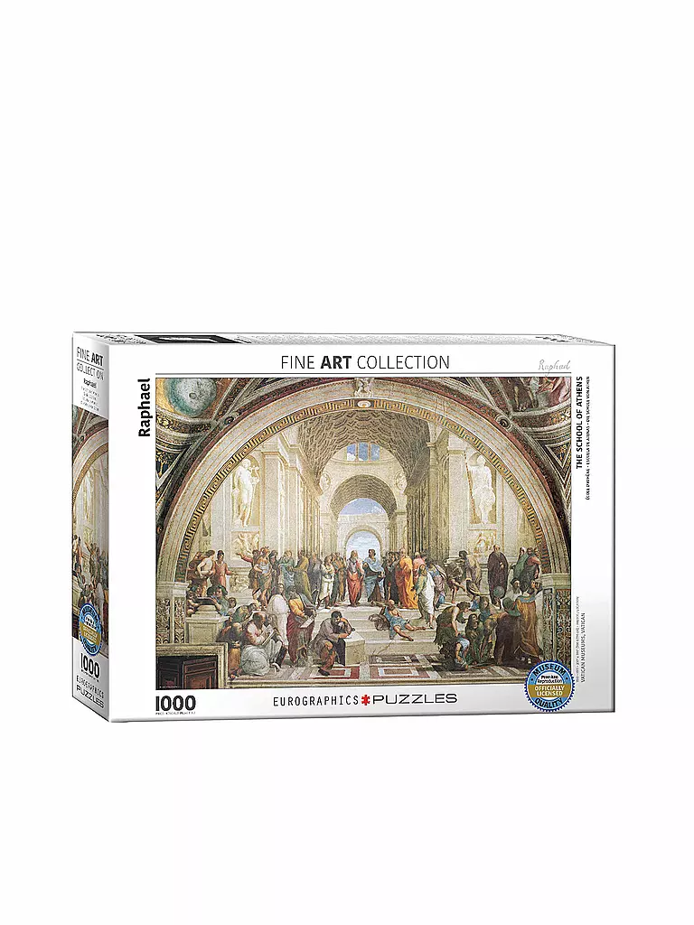EUROGRAPHICS | Puzzle - School of Athens by Raphael (1000 Teile) | bunt