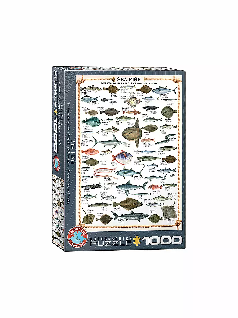 EUROGRAPHICS | Puzzle - Sea Fish 1000 Teile | keine Farbe