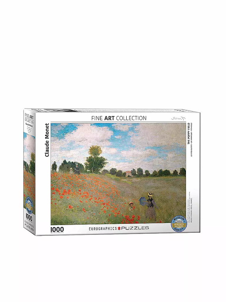 EUROGRAPHICS | Puzzle - The Poppy Filed by Monet (1000 Teile) | bunt