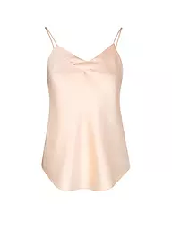 EVA BITZER | Seidentop champagner | rosa