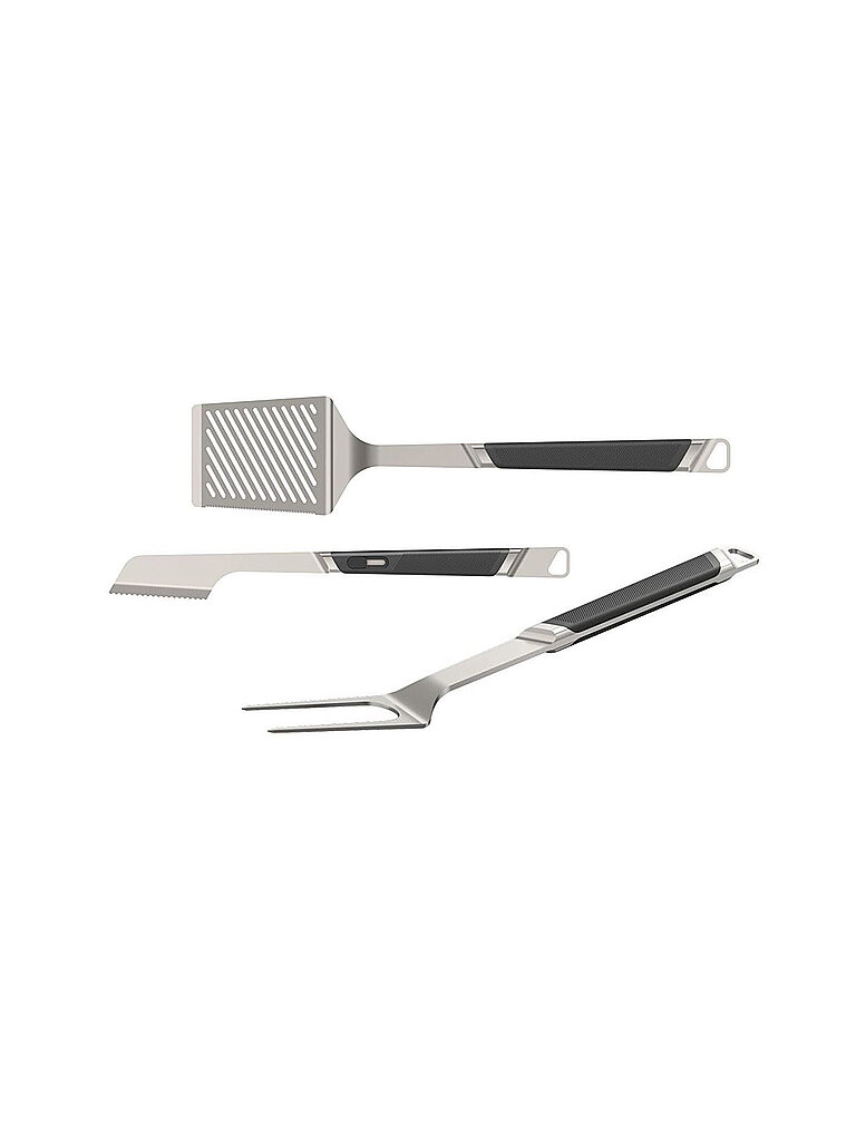 EVERDURE BY HESTON BLUMENTHAL Premium Grillbesteck 3tlg L Stahl/Matt silber – EVERDURE BY HESTON BLUMENTHAL