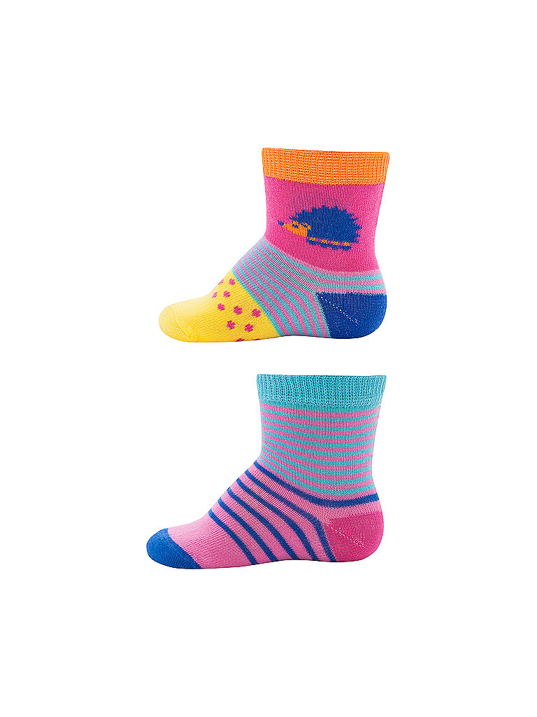 EWERS Baby Mädchen Krabbelsocken Schildkröte bunt | 17-18