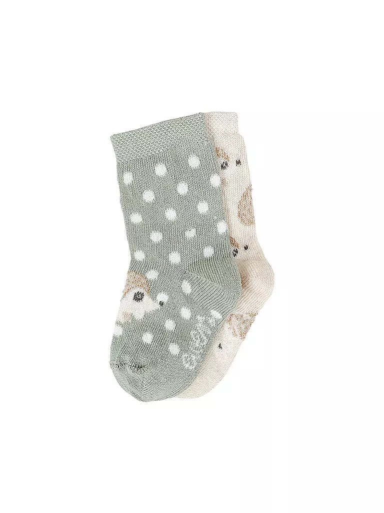 EWERS | Baby Socken 2-er Pkg beige melange | beige