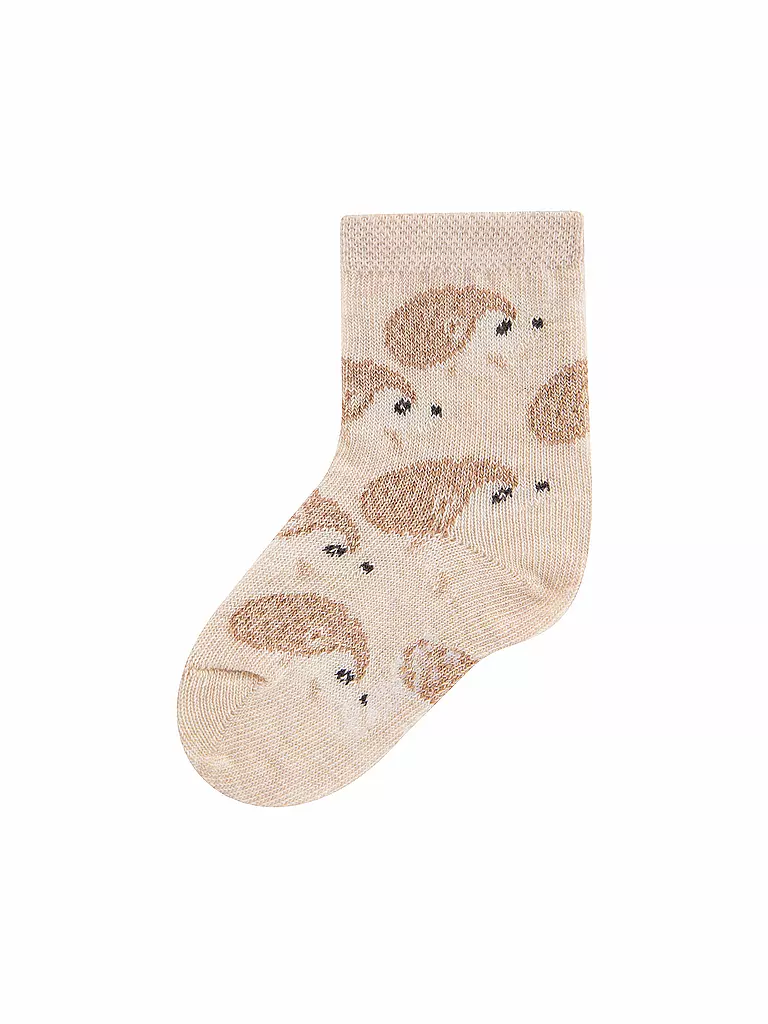 EWERS | Baby Socken 2-er Pkg natur / gruen2 | creme