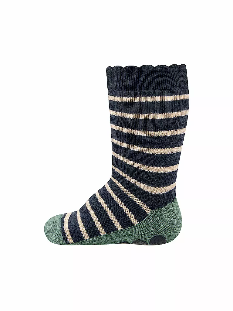 EWERS | Baby Socken 2er Pkg ABS Bär blau | dunkelblau