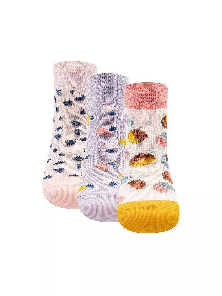 EWERS | Baby Socken 3-er Pkg flieder / rosa | rosa