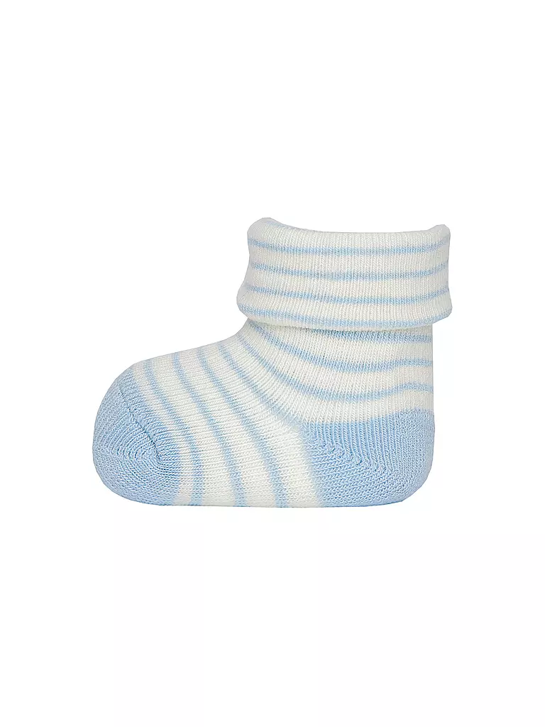 EWERS | Baby Socken 3er Pack h.blau | creme