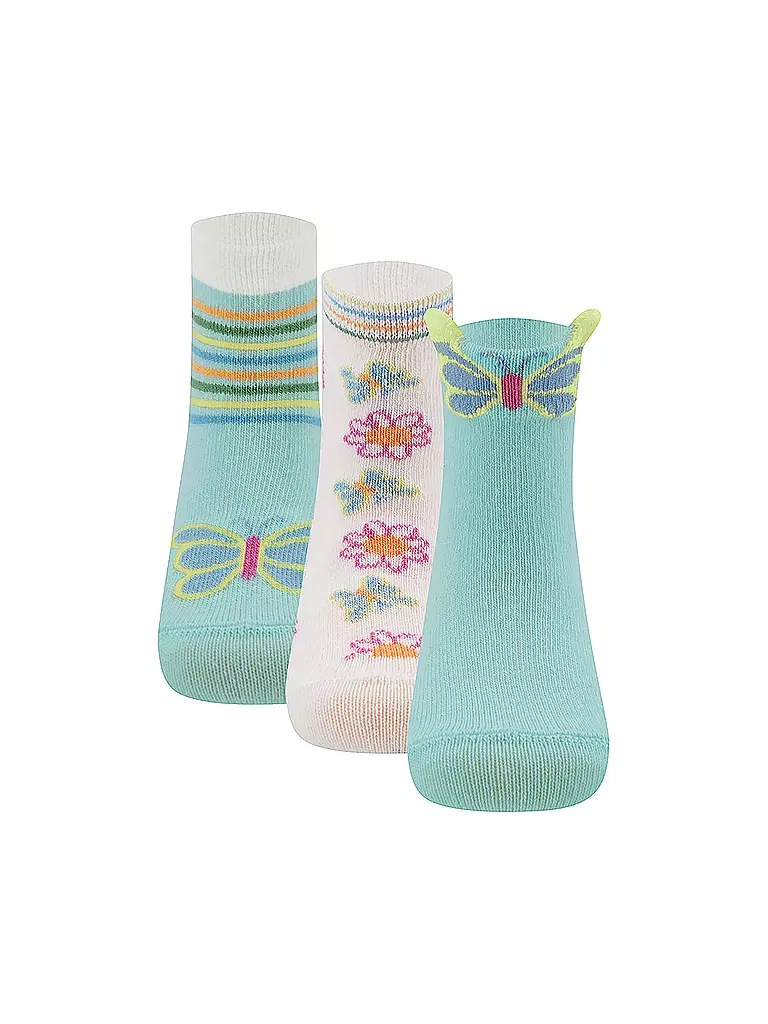 EWERS | Baby Socken 3er Pkg hellblau | hellblau