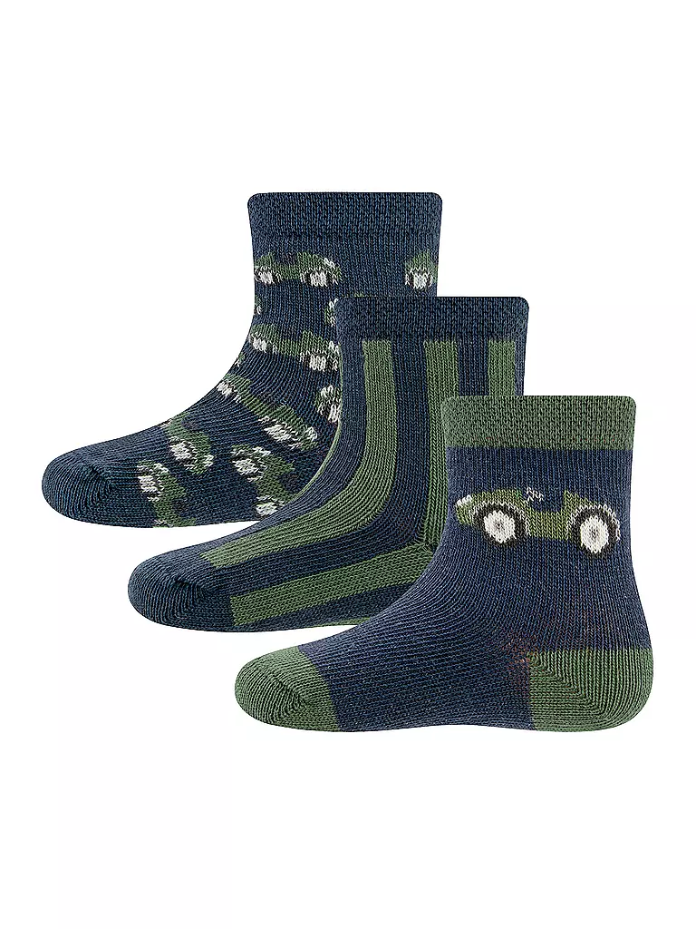 EWERS | Baby Socken 3er Pkg. marine | dunkelblau