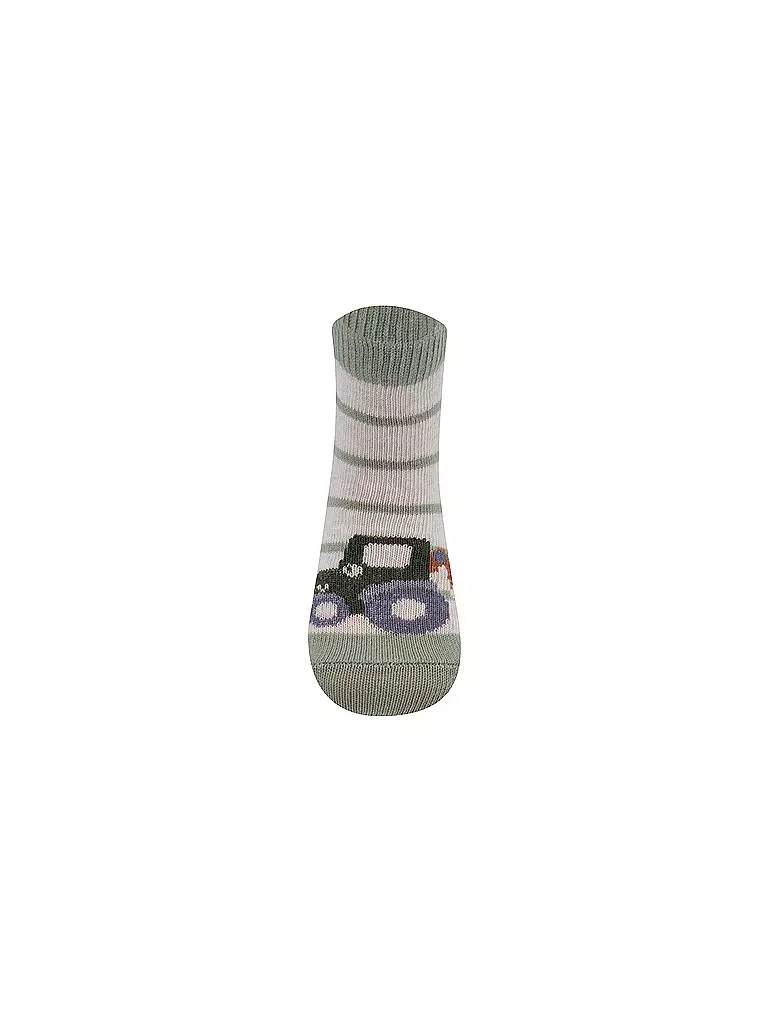 EWERS | Baby Socken Traktor 2er Pkg. grau | grau