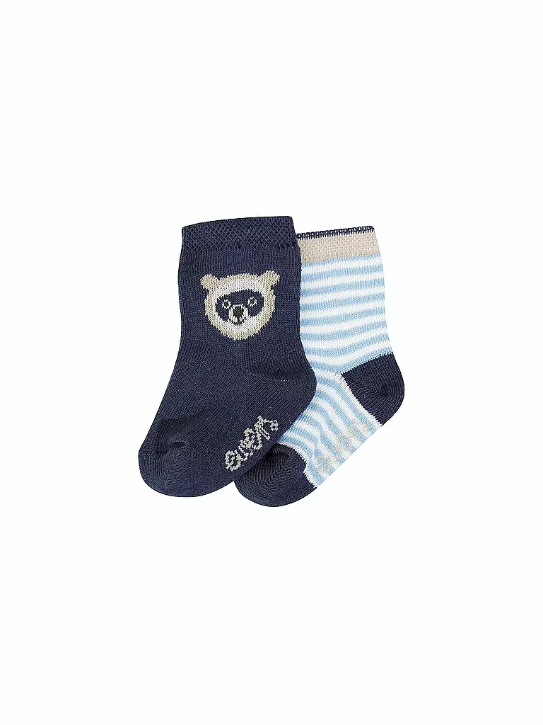 EWERS | Jungen Socken 2er Pkg " Bär "marine | blau