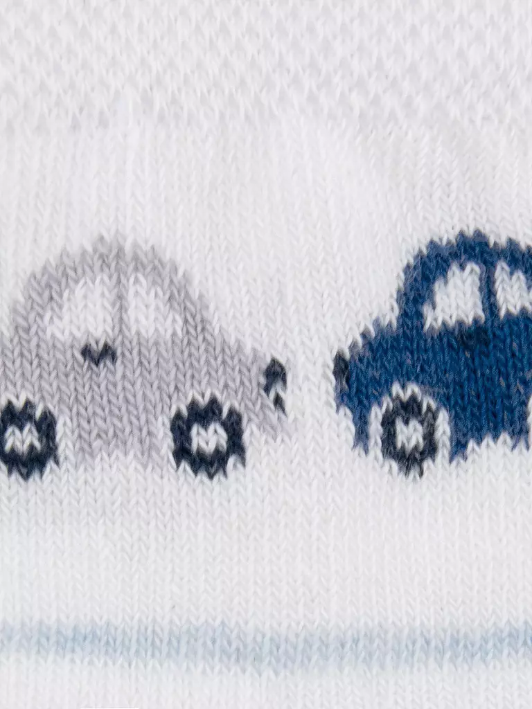 EWERS | Jungen Socken 3er Pkg Auto hellblau | blau