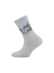 EWERS | Kinder Socken SCHULKIND | hellgrau