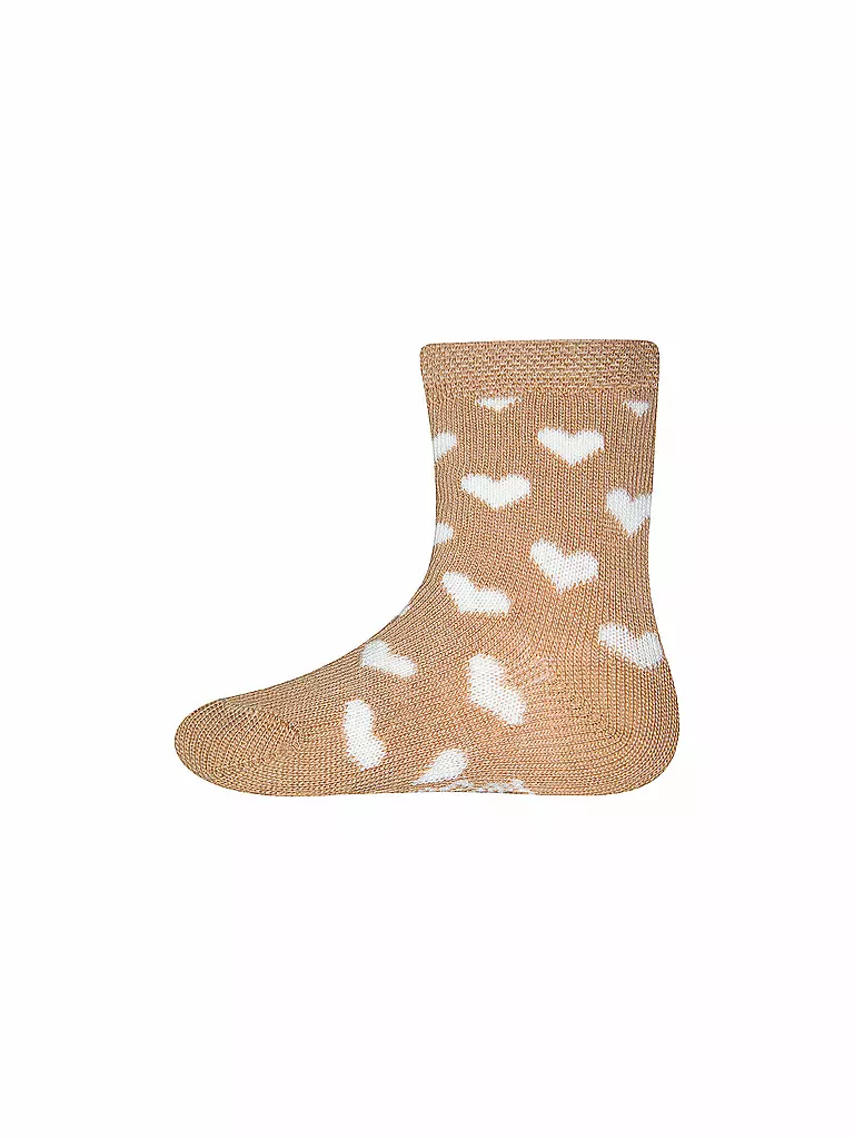 EWERS | Mädchen Socken 2er Pkg Hase/Herz natur | creme