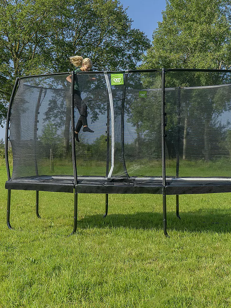 EXIT TOYS | Allure Premium Trampolin 244x427cm Schwarz | keine Farbe