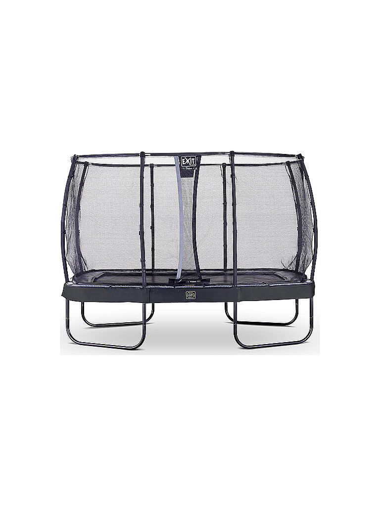 EXIT TOYS | Elegant Premium Trampolin 244x427cm mit Deluxe Sicherheitsnetz | keine Farbe