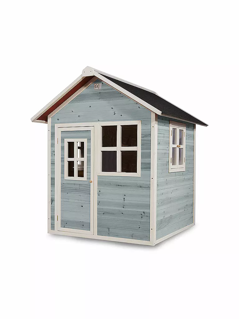 EXIT TOYS | Loft 100 Holzspielhaus - blau | keine Farbe