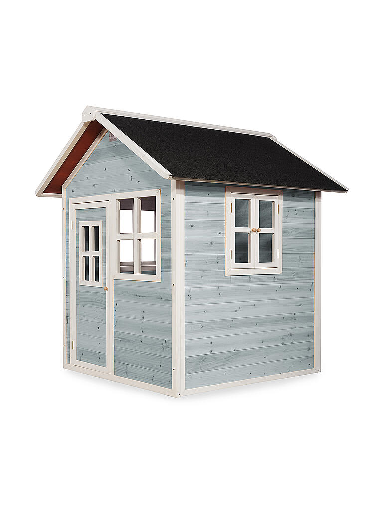 EXIT TOYS | Loft 100 Holzspielhaus - blau | keine Farbe