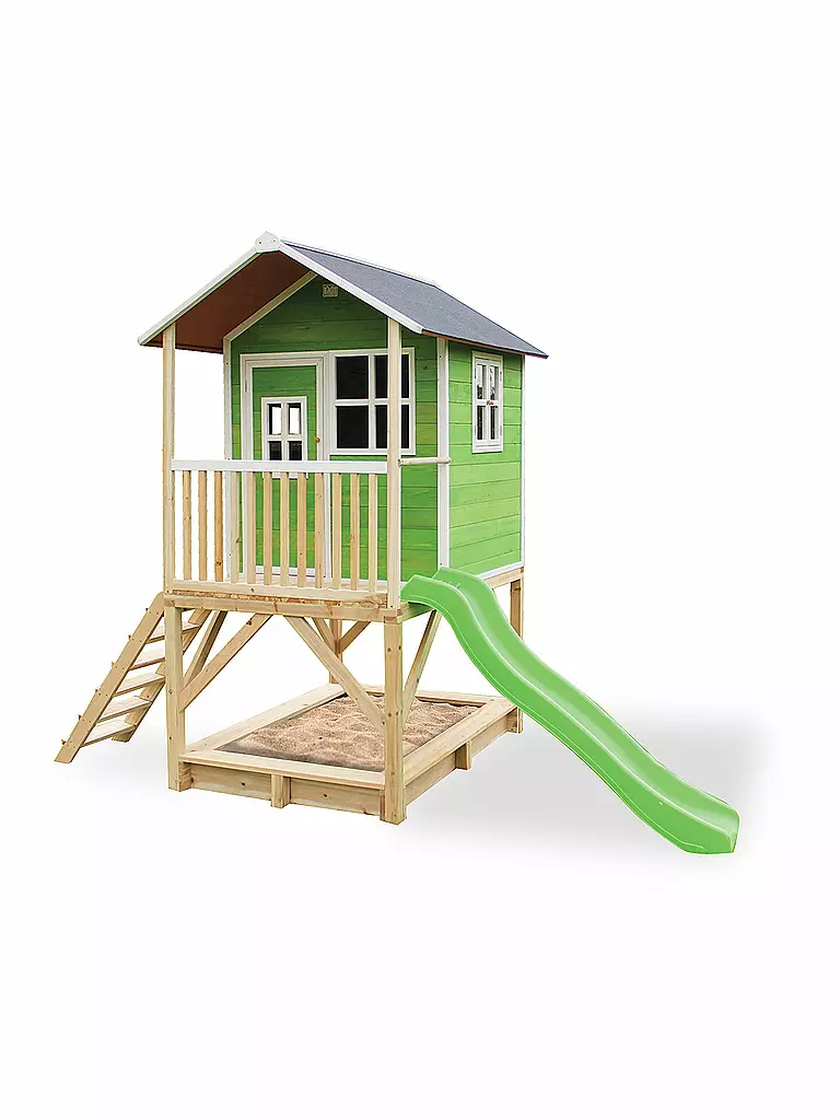 EXIT TOYS | Loft 500 Holzspielhaus - grün | keine Farbe