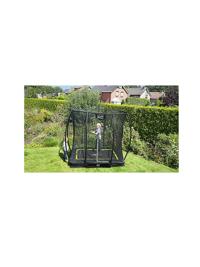 EXIT TOYS | Silhouette Bodentrampolin 153x214cm mit Sicherheitsnetz | keine Farbe