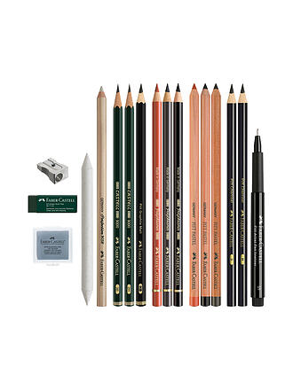 FABER-CASTELL | Pastelli colorati Set Discovery 17 pz. prodotti artistici a secco
