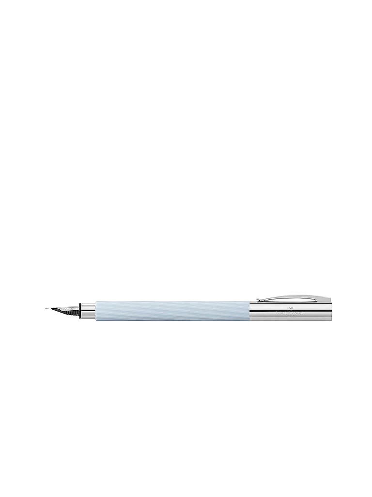 FABER-CASTELL Füllhalter AMBITION ITALIC ICE BLUE F keine Farbe