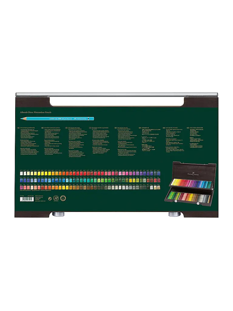 FABER-CASTELL | Albrecht Dürer Aquarellstift 120er Holzkoffer | 