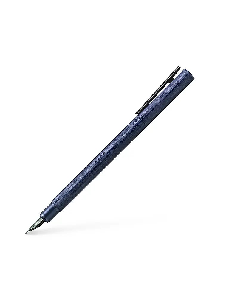 FABER-CASTELL | Aluminium Füller Neo Slim Federbreite F, dunkelblau | 