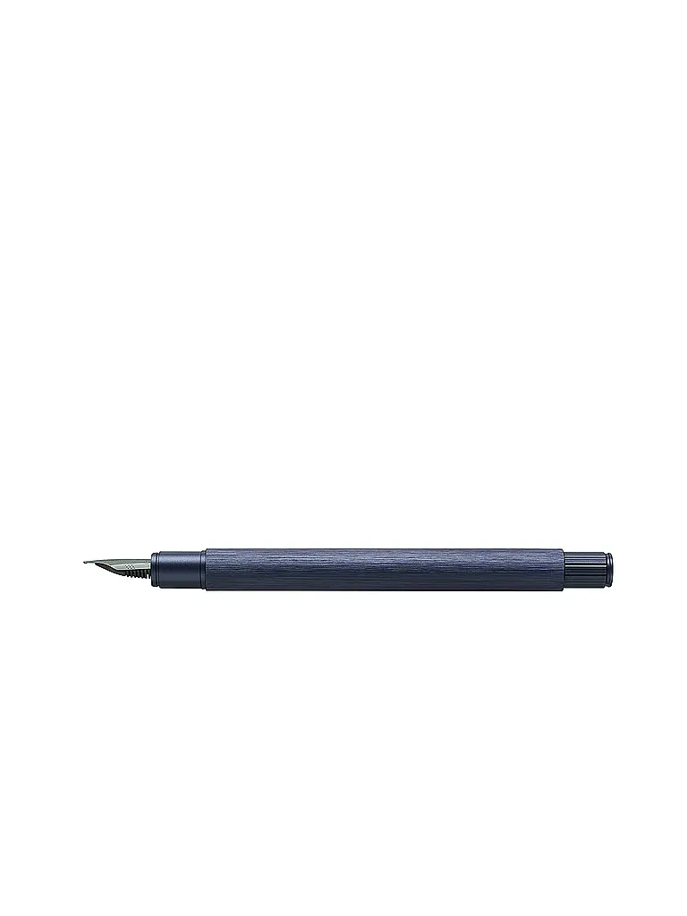 FABER-CASTELL | Aluminium Füller Neo Slim Federbreite F, dunkelblau | 