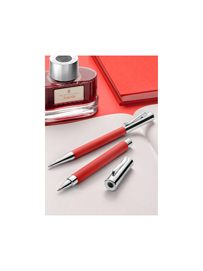 FABER-CASTELL | Buch mit Leineneinband A5 India Red | rot