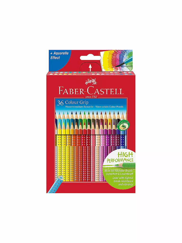 FABER-CASTELL | Buntstifte Colour GRIP 36er Kartonetui  | keine Farbe