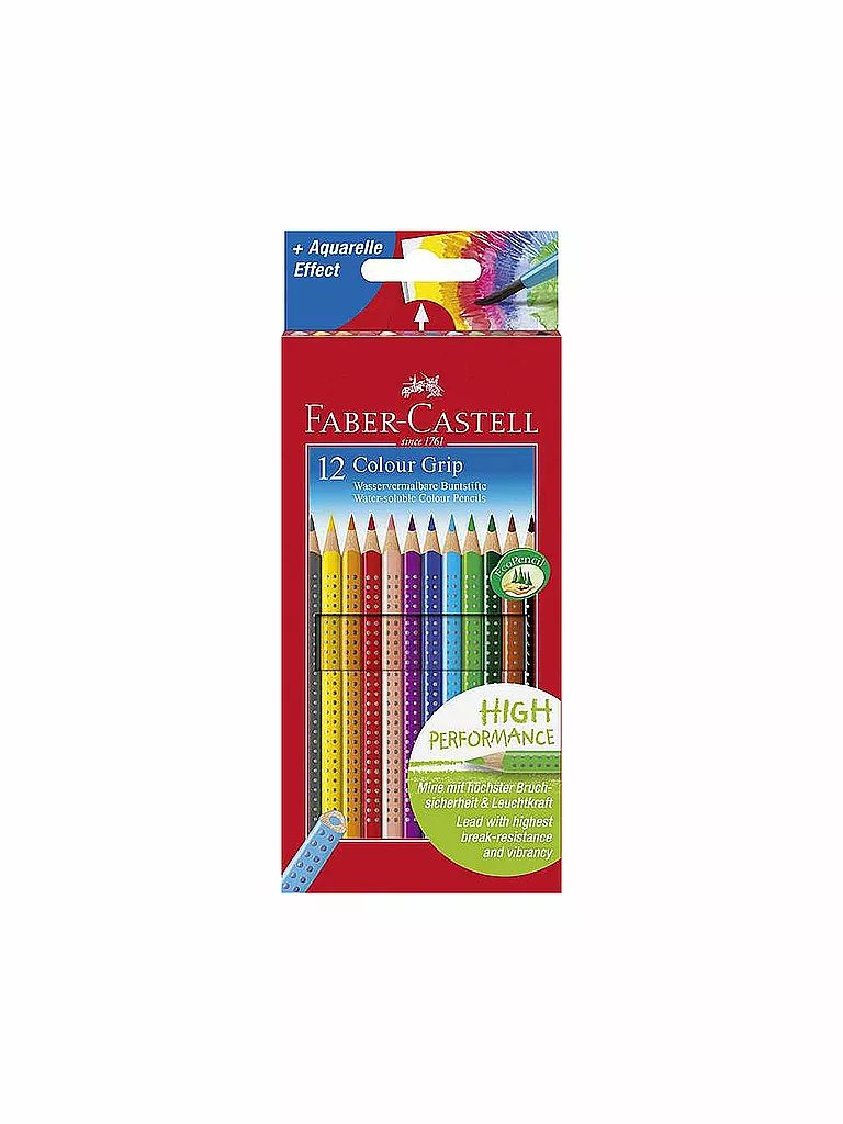 FABER-CASTELL | Colour Grip Buntstift, 12er Kartonetui | keine Farbe