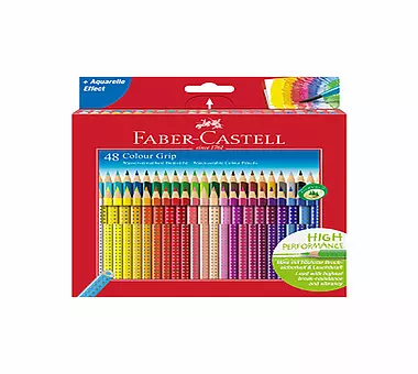 FABER-CASTELL Colour Grip Buntstift 48er Kartonetui