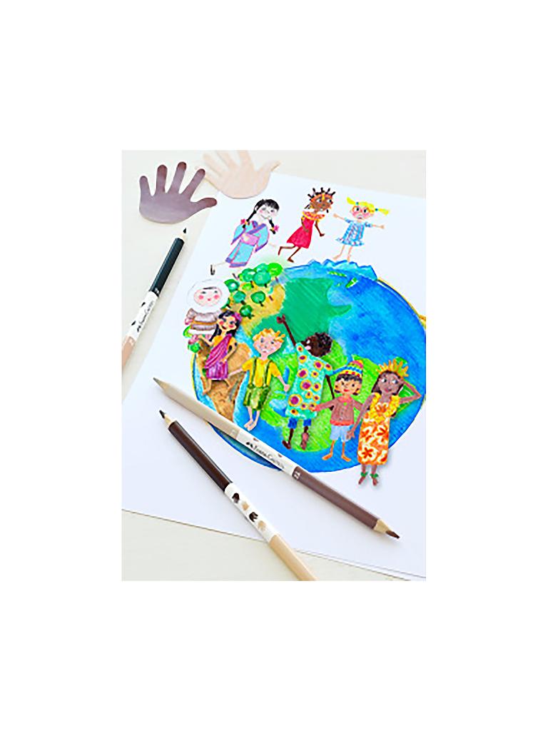 FABER-CASTELL | Colour Grip Children of the world Buntstift dreikant 10+3 | keine Farbe