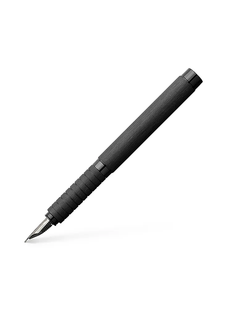 FABER-CASTELL | Essentio Aluminium Füller Federbreite B, Schwarz | Schwarz