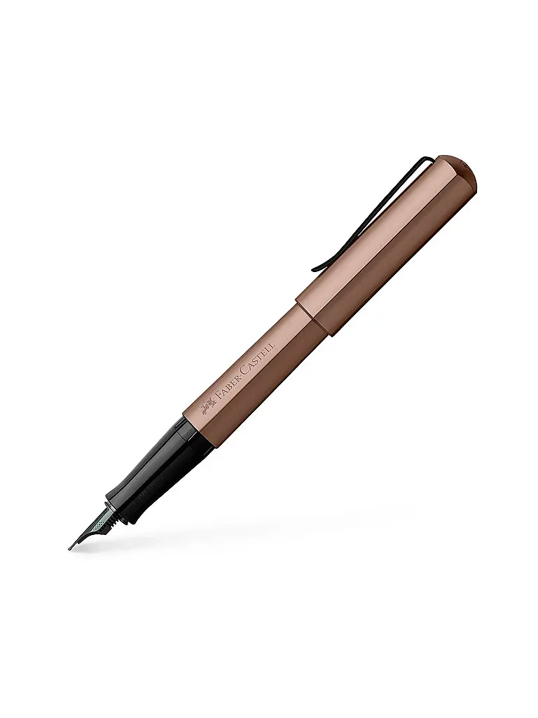 FABER-CASTELL | Füller Hexo Federbreite F Bronze | 