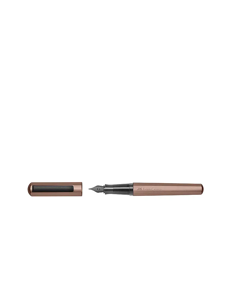 FABER-CASTELL | Füller Hexo Federbreite F Bronze | 