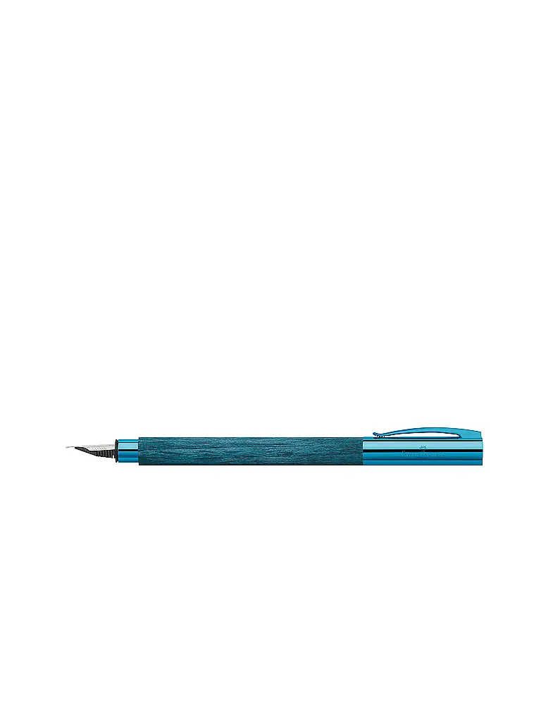FABER-CASTELL | Füllhalter AMBITION BLUE WOOD M | 