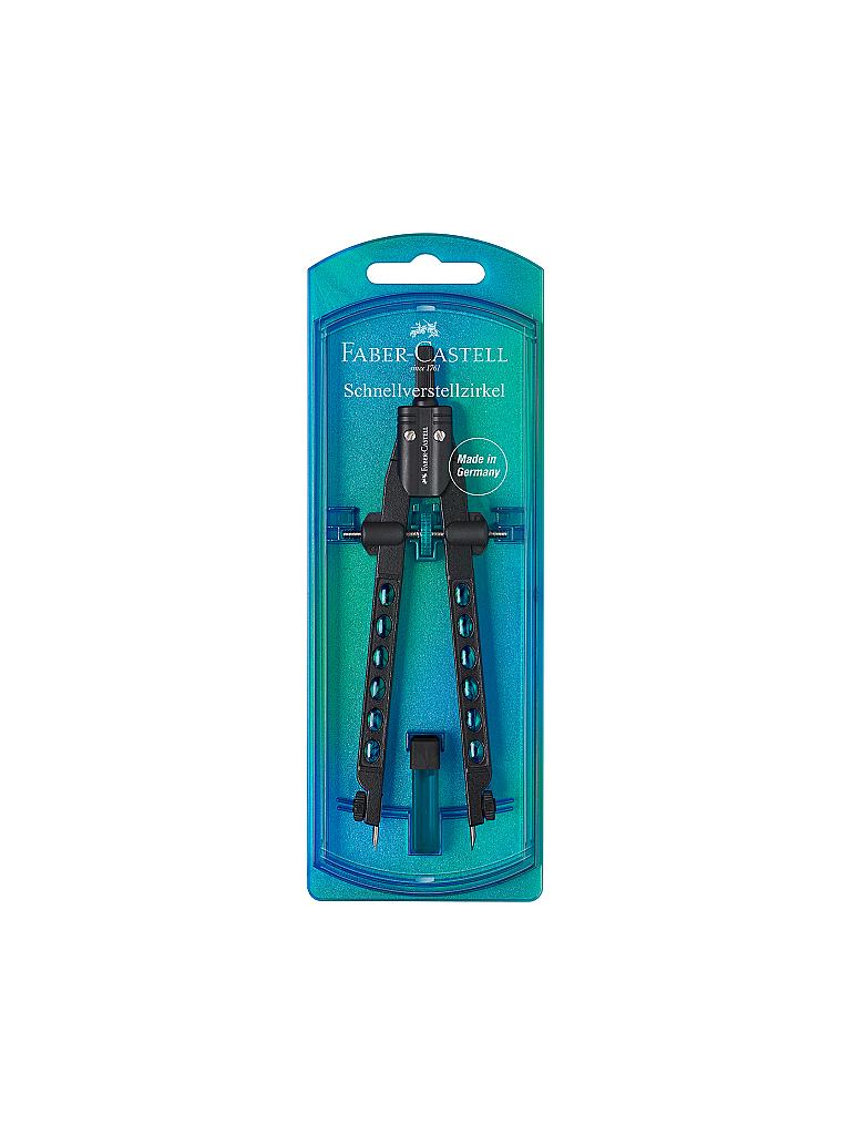 FABER-CASTELL | Factory Schnellverstellzirkel pearl blue | keine Farbe