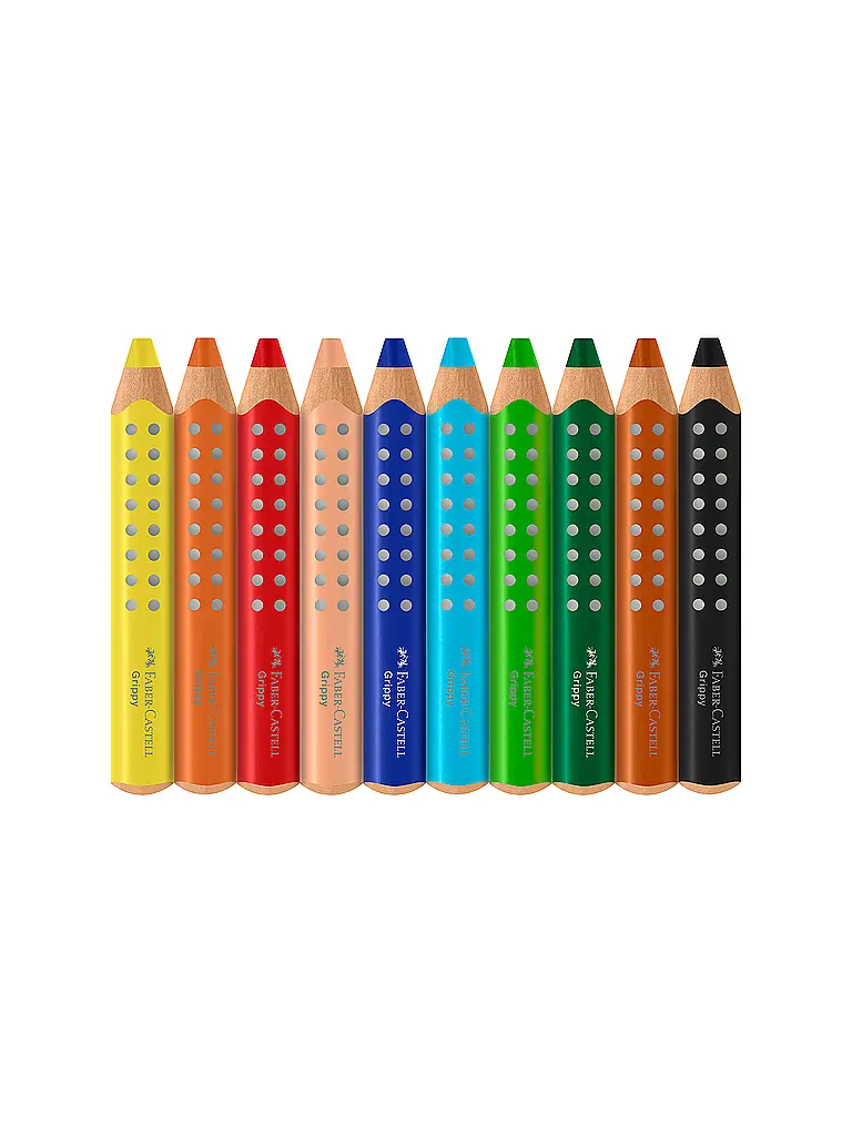 FABER-CASTELL | Grippy Buntstift 10er Set | 