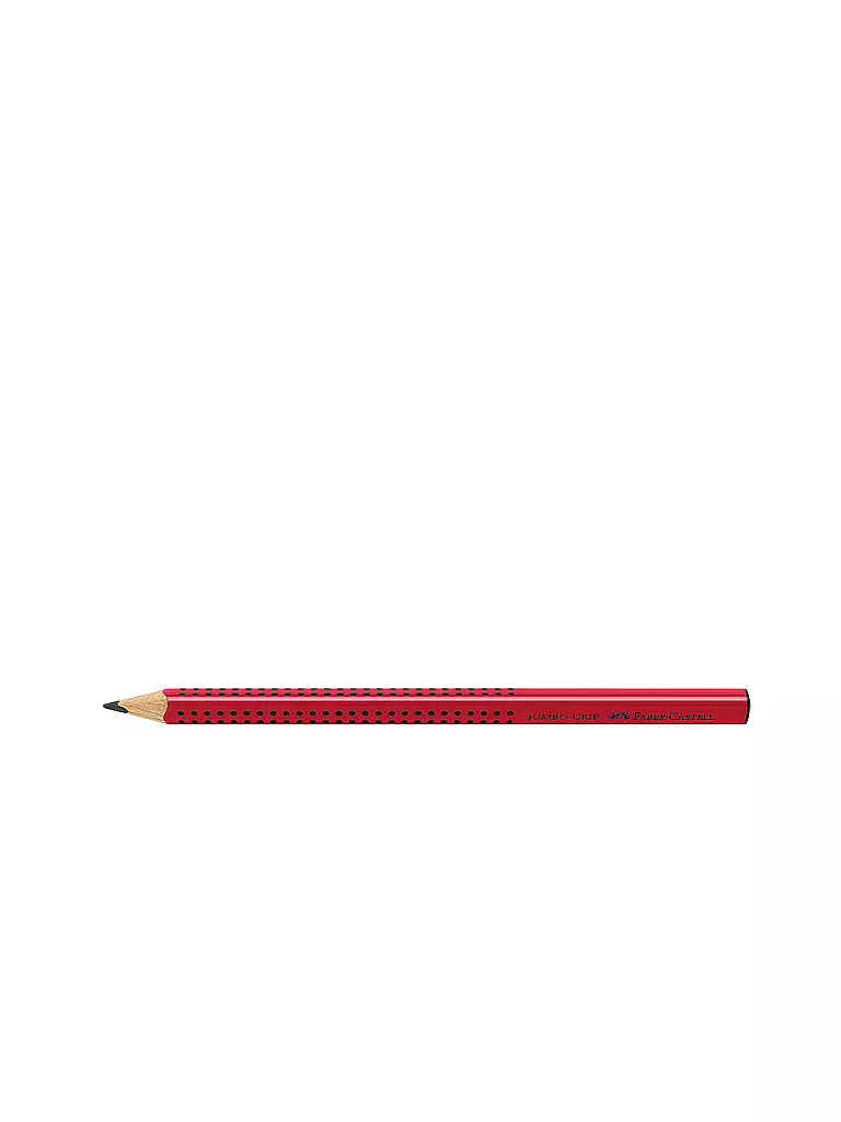 FABER-CASTELL | Jumbo Grip Bleistift, B, rot | rot