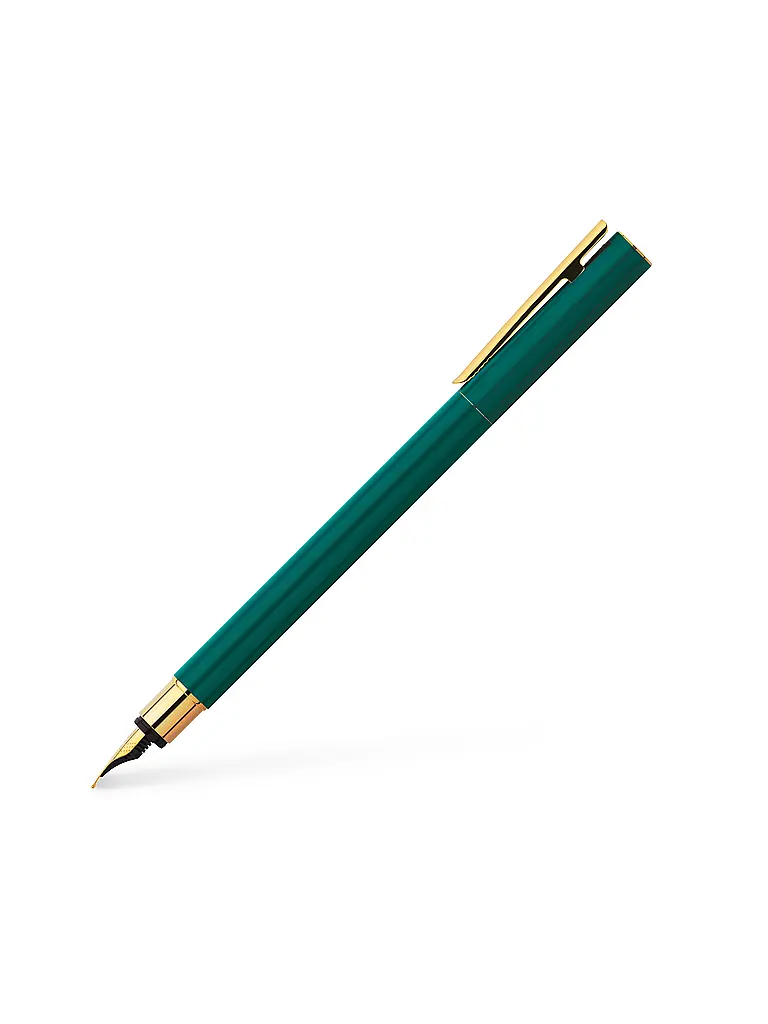 FABER-CASTELL | Neo Slim Füllhalter Federbreite F, gold rainforestM | 
