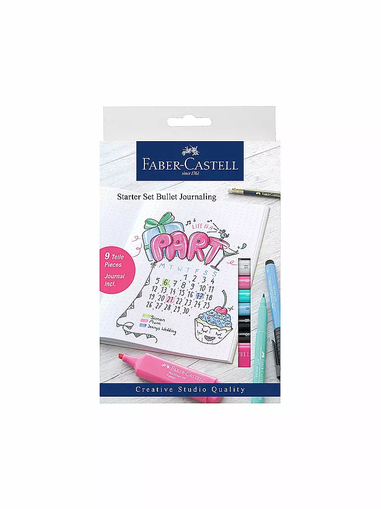 FABER-CASTELL | Starter Set Bullet Journaling 9-tlg. | keine Farbe