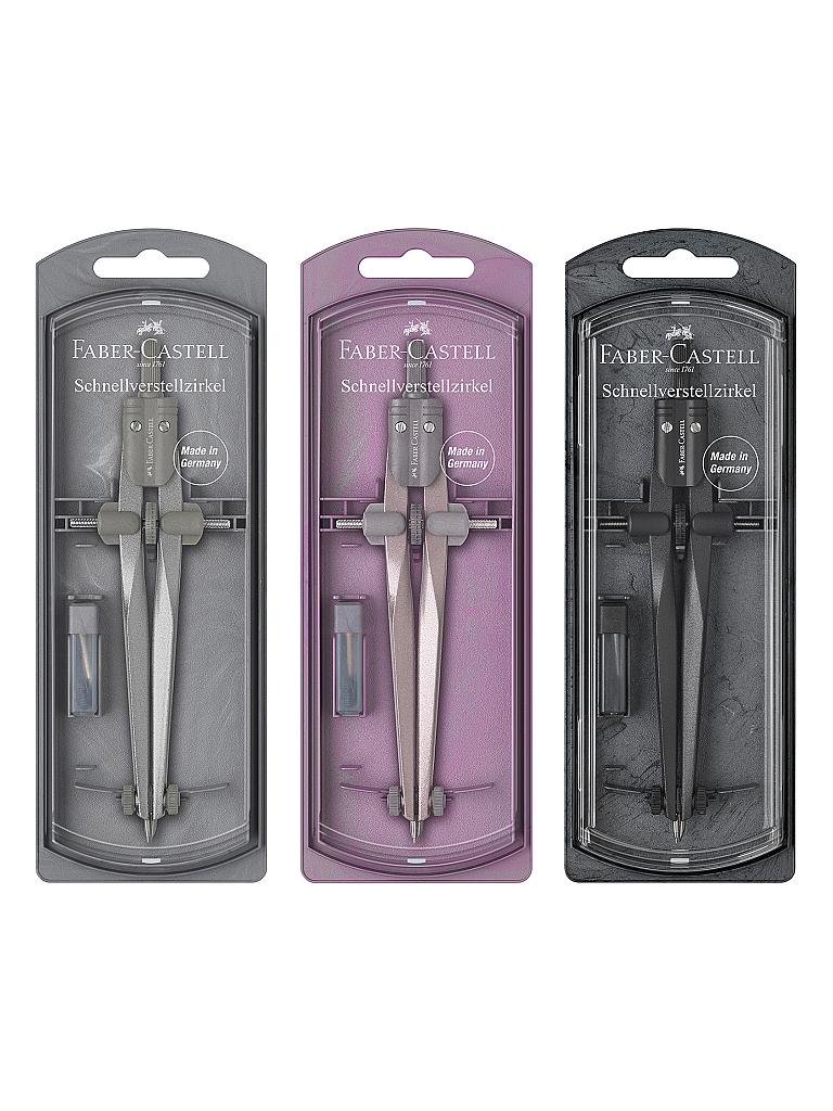 EBERHARD FABER Schnellverstellzirkel Set - Zirkel Mit Ersatzminen Für Schule & Ausbildung